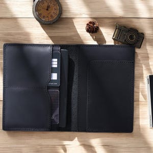 Vintage echtes Leder Passport Case Männer Reisebrieftasche Dokument Organizer Handmade Kuhleder Abdeckungen für Pässe