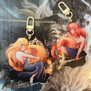   Radagon & Marika 3,5 &quot;Schlüsselanhänger Elden Ring