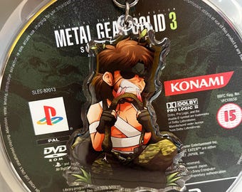 Naked Snake 3" keychain Metal Gear