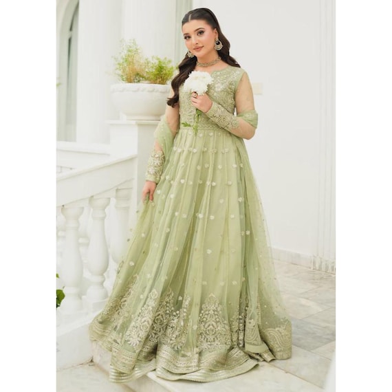 pakistani wedding guest dresses Twirling away in one of my favourite outfits I've ever worn  Pakistanistreetstyle, outfit ideas, designer, MNR, styled in Pakistan, wedding season Antique gold thread embroidery Neckline Pakistani Wedding Guest Dresses Indian
