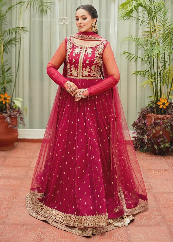 pakistani style wedding dresses Bridal by Region: A Cultural Showcase Nameera by Farooq and Festive Events like EID Pakistani Bridal Dresses for Barat