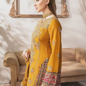 chiffon kurta outfit