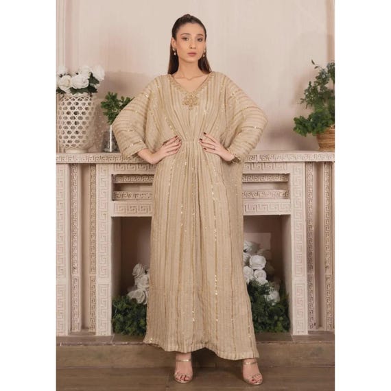 Pakistani Kaftan Bridal Kaftan Dresses White And Gold Moroccan Wedding Kaftan Bridal Nikkah Dress Elegant Eid Pakistani Kaftan Bridal Kaftan Dresses White And Gold Moroccan Wedding Kaftan Bridal Nikkah Dress Elegant Eid