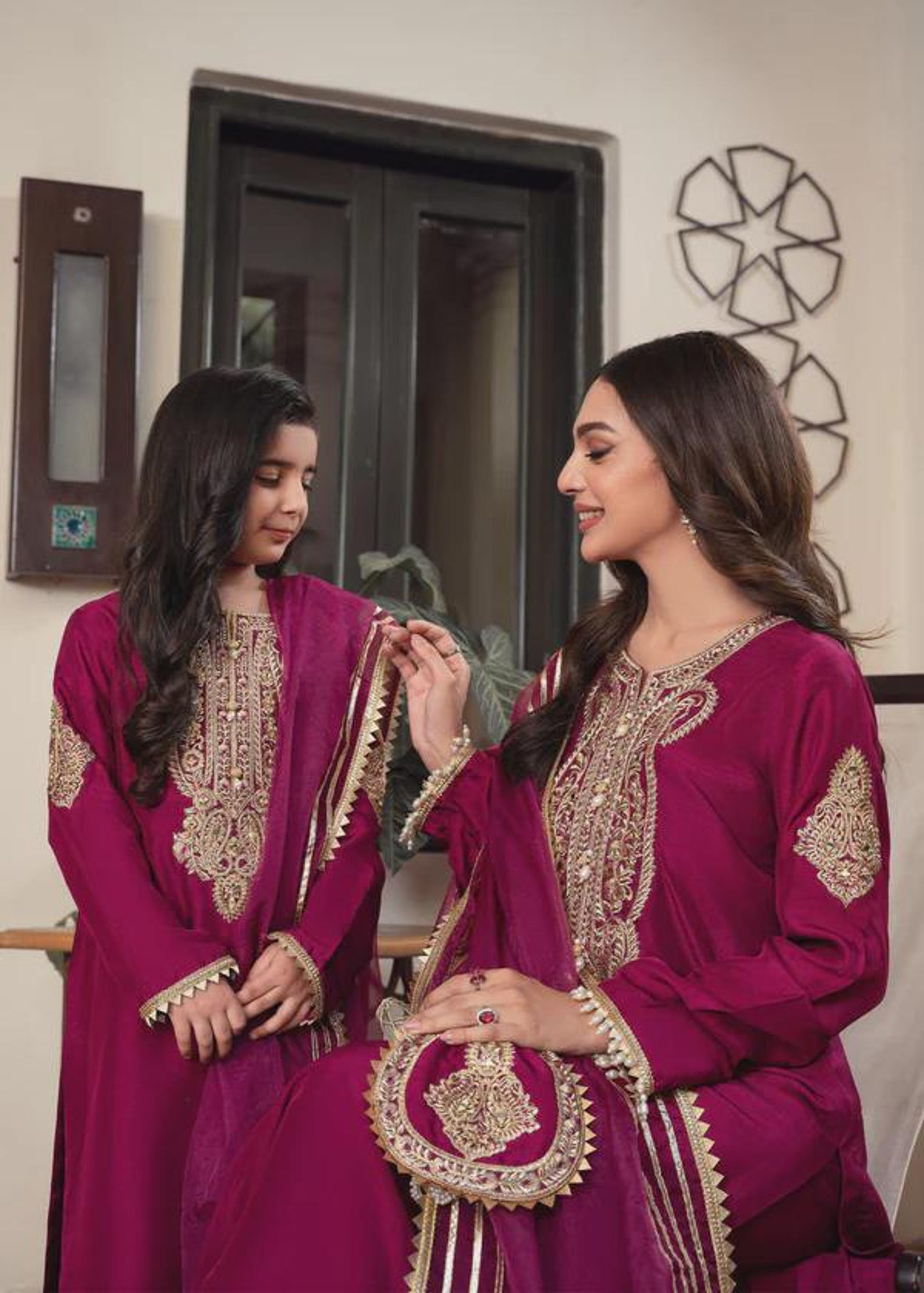 Etyset Pakistani Kurta Set | Mommy and Me Eid Dress | Matching Mother Daughter ...