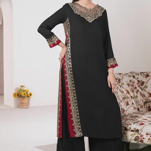 black lawn dress design Simple Black And White Dress Design Black And White Lawn Dress Design Lawn  Simple Black And
