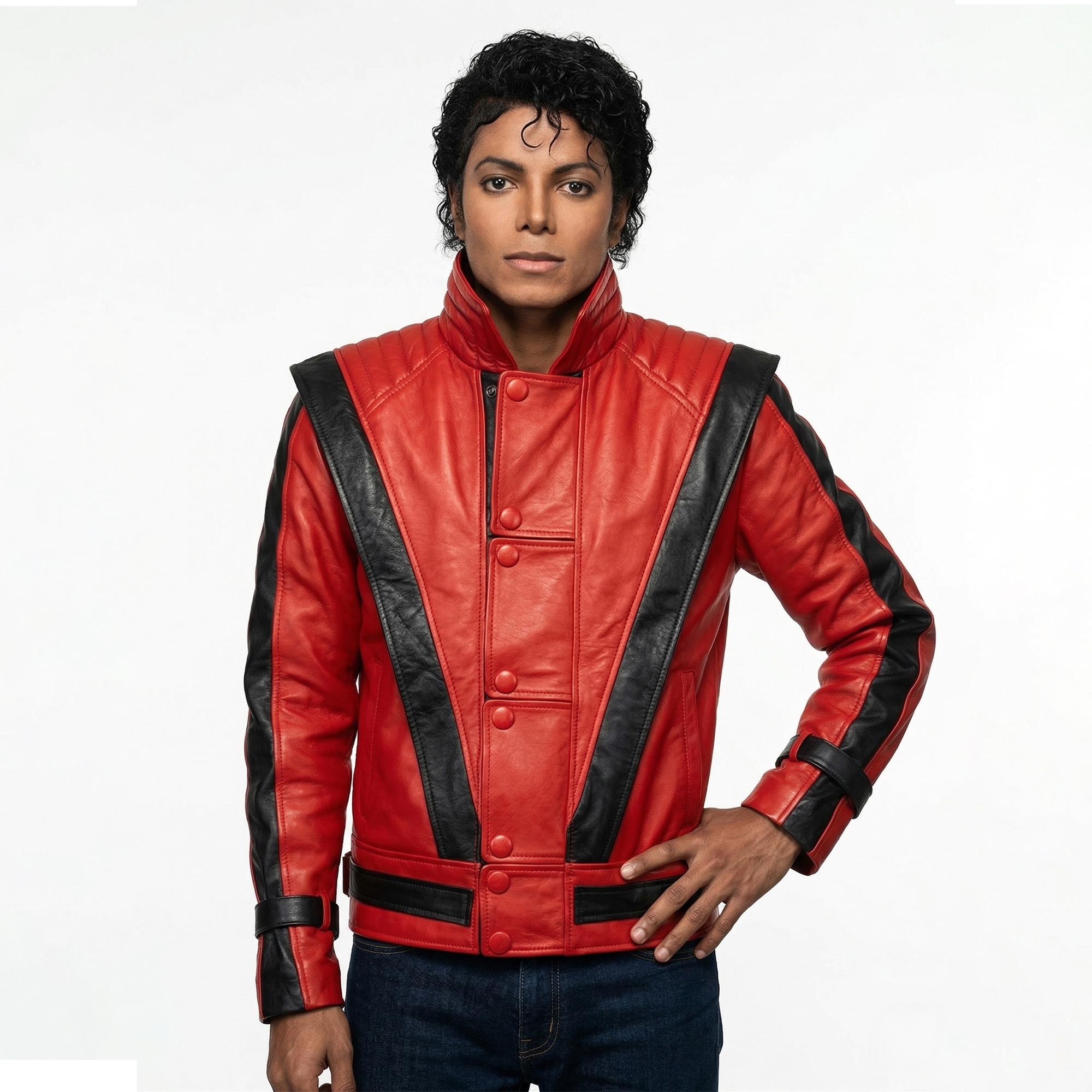 Michael Jackson Thriller Red Jacket | Handmade Genuine Leather