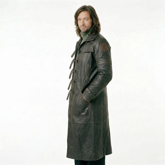 Van Helsing -inspired Vampire Hunter Black Leather Trench Coat - Etsy