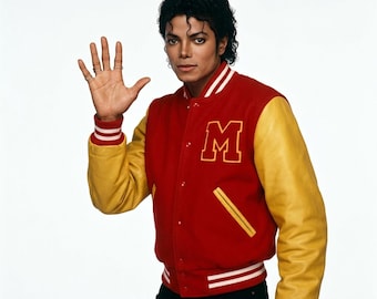 MJ Thriller Jacket, Michael Jackson Cosplay Varsity Jacket, cosplay jacket