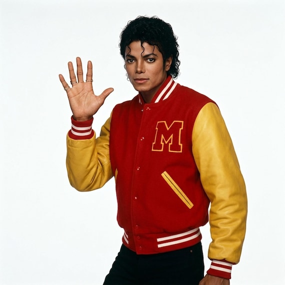 MJ Thriller Jacket, Michael Jackson Cosplay Varsity Jacket, cosplay jacket