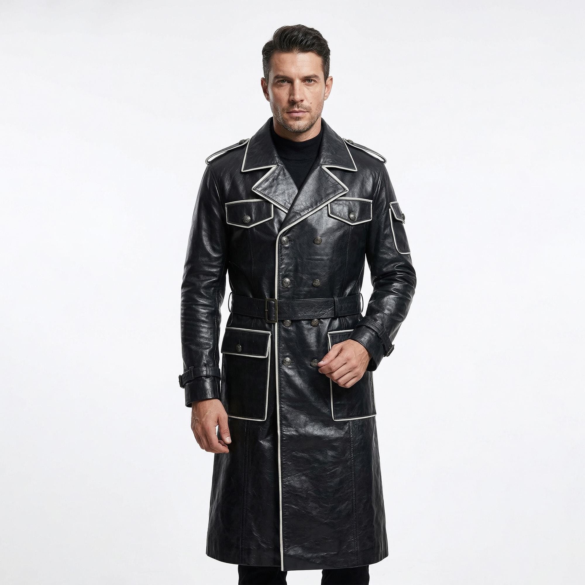 Ww2 german leather trench coat - Etsy 日本