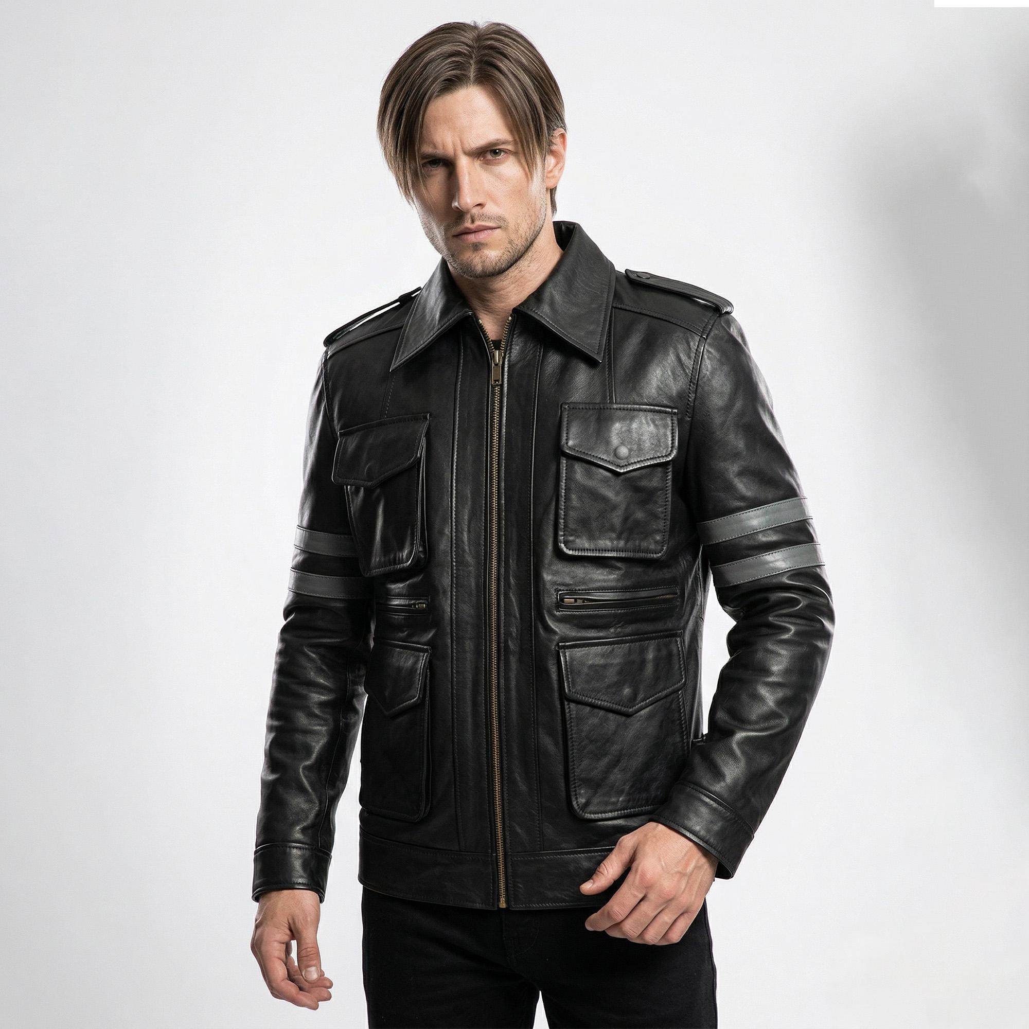 レオン・S・ケネディ RE6 レザージャケット | バイオハザード6 レオン・S・ケネディ RE6 レザージャケット | バイオハザード6