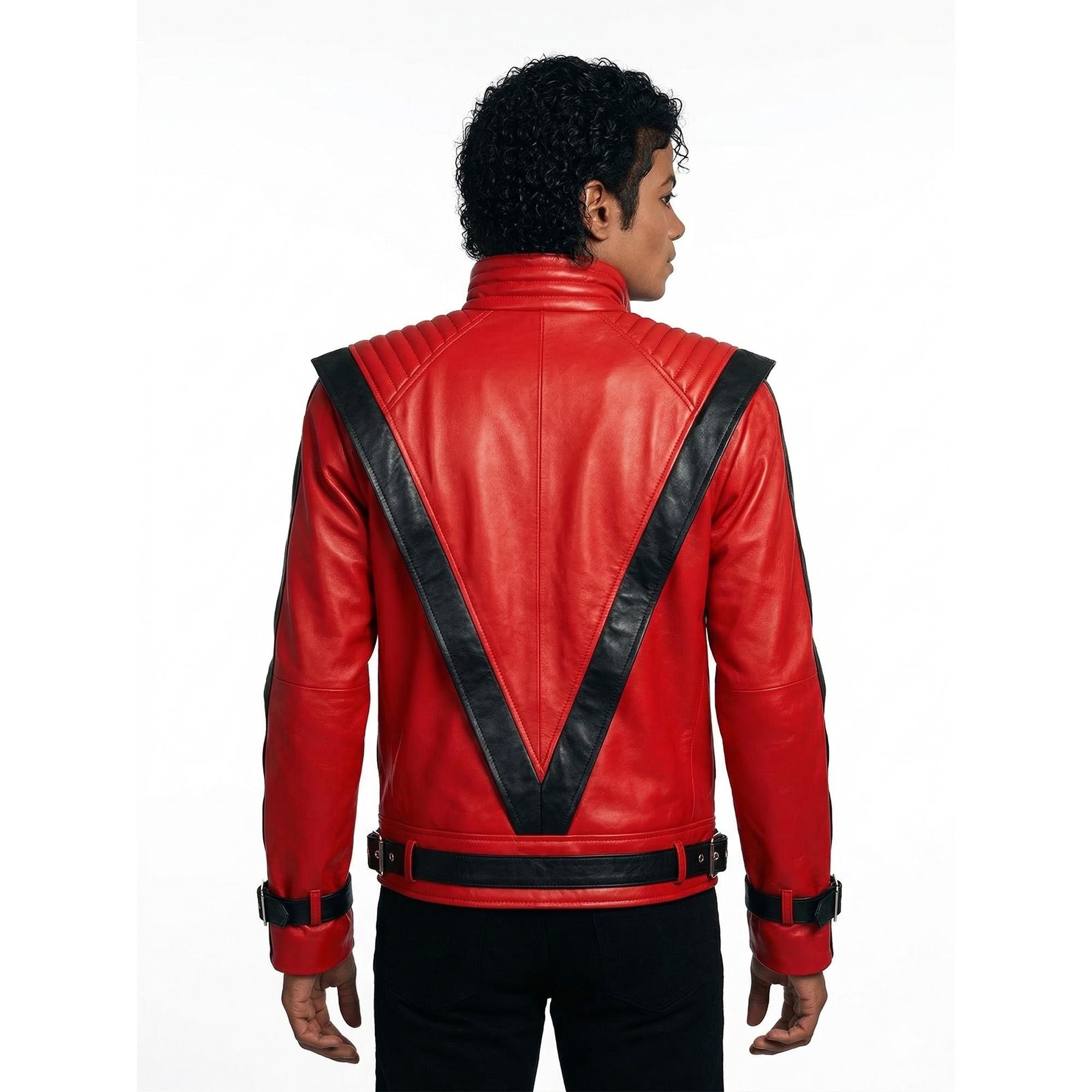 Michael Jackson Thriller Red Jacket | Handmade Genuine Leather