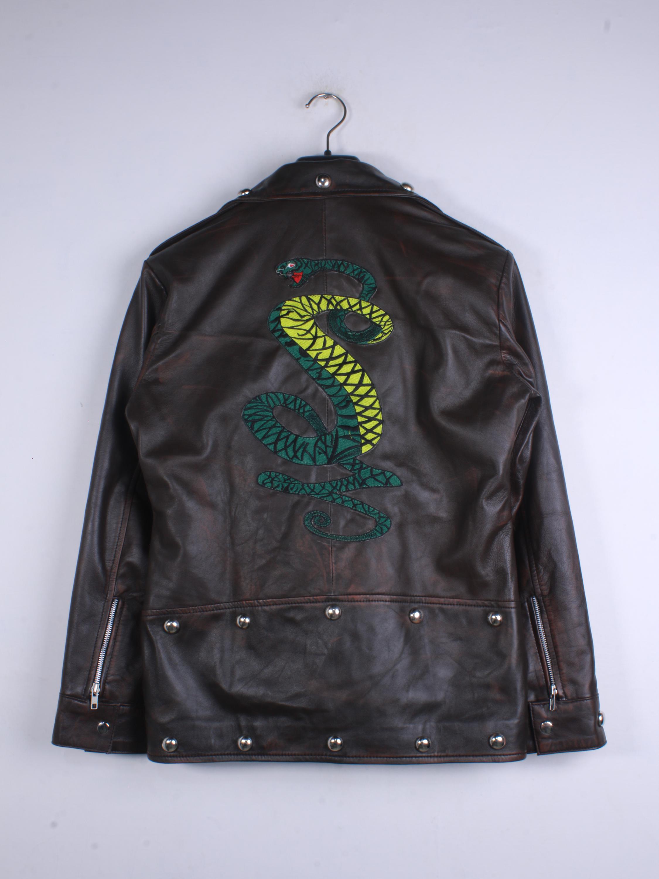 Fallout 3 Tunnel Snakes Leather Gang Jacket – Cosplay Gaming Leather ...