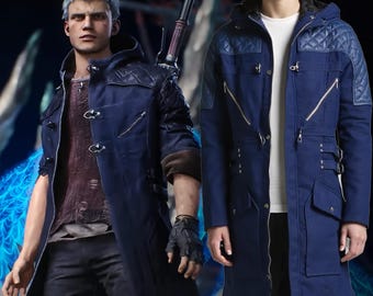 Trench-coat En Cuir Long Albert Wesker Resident Evil 5 - Cosplay Homme - Toutes Tailles - Neuf Avec étiquettes