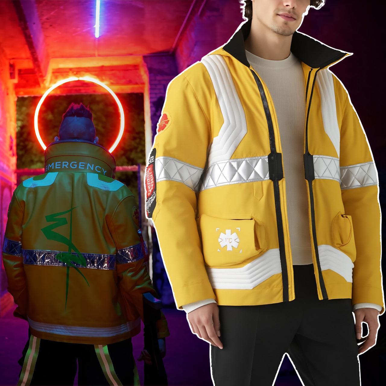 Diventa Un Ribelle Di Night City Con Questa Felpa Con Cappuccio! Giacca Cosplay Ispirata A David Martinez, Perfetta Per Fan Del Gioco E Amanti Dello Stile Cyberpunk. - Foto 2