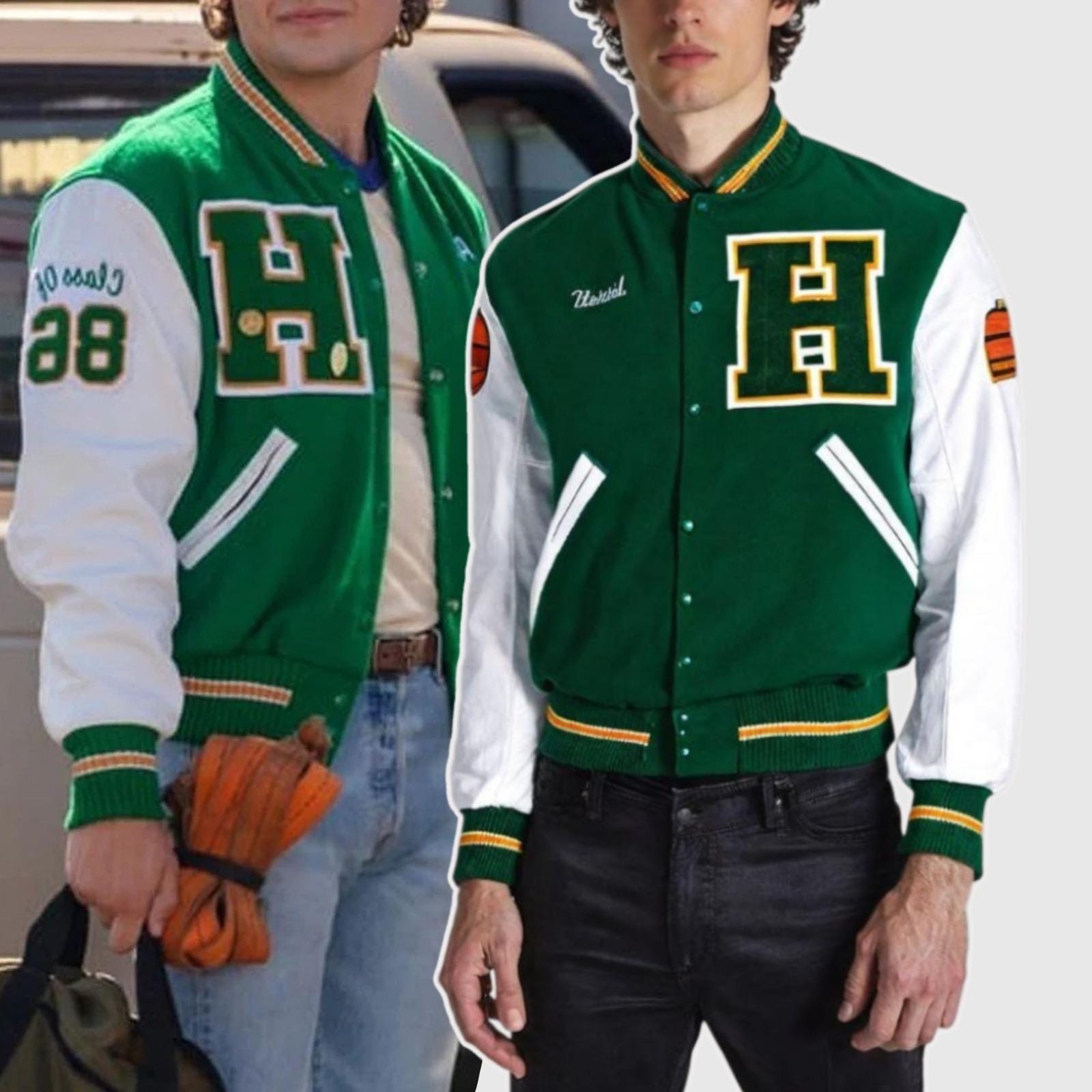 Hawkins High School Letterman Jacket, Baseball Varsity Jacket