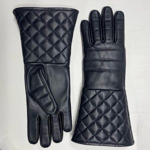 中世の剣士用パッド入りフェンシンググローブ レイピア 剣術 騎士 ゴシック コスチューム マスター