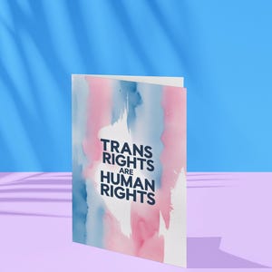 Pacchetto di carte per i diritti transgender (2) | Carte Pride stampabili | Download digitale