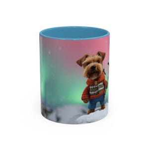 Yukon Cornelius Terrier Mug - Christmas Adventure Dog Cup - Holiday Gift