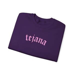 Tejana Crewneck, Tejana Sweater, Mexicana Sweatshirt, Selena, como la flor, selena quintanilla shirt, bidi bidi bom bom, queen of cumbia