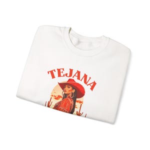 Tejana Sweater, Tejana Crewneck, Mexicana, Selena, como la flor, selena quintanilla shirt, bidi bidi bom bom, queen of cumbia, Texas sweater