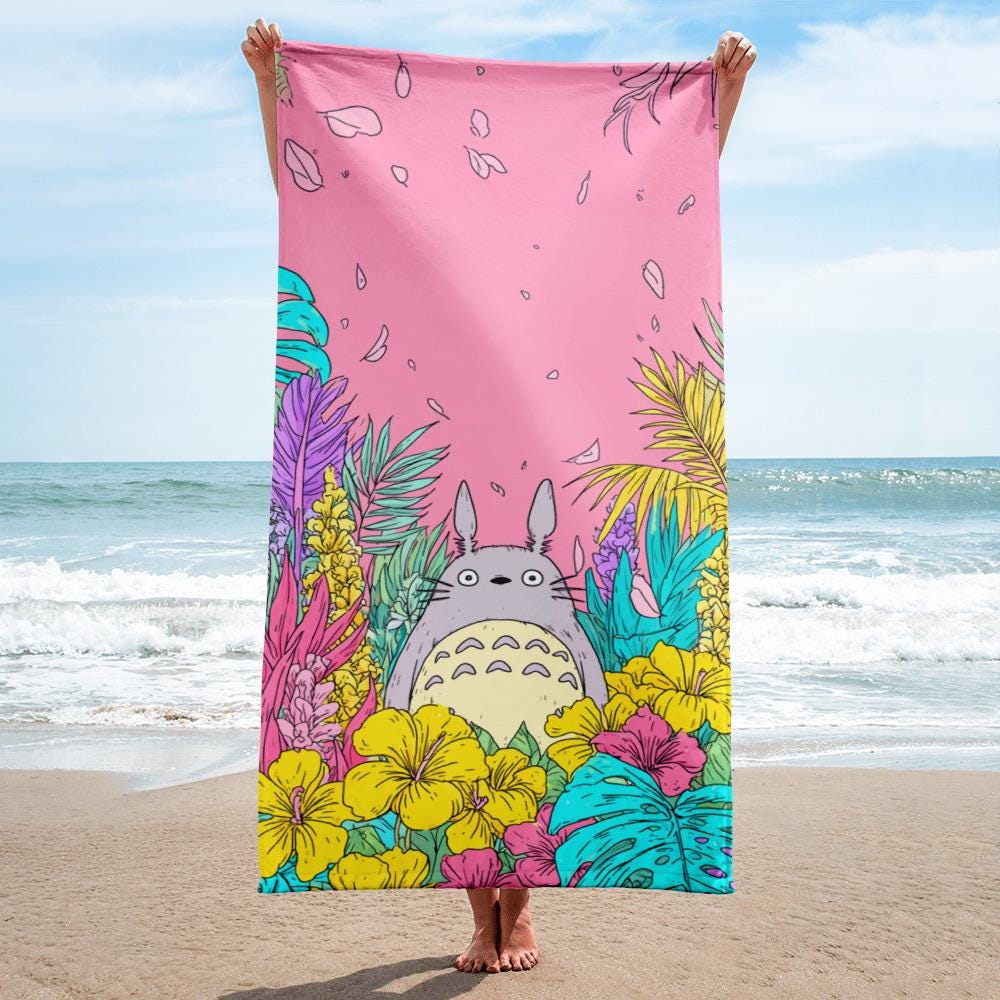 Totoro Beach Towel - Etsy