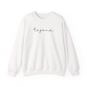 Tejana Sweater, Tejana Crewneck, Mexicana Sweatshirt, Selena, como la flor, selena quintanilla shirt, bidi bidi bom bom, queen of cumbia,