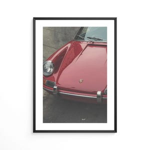 Vintage Porsche Poster – Porsche Poster, Classic Car Wall Art Print, Retro Sports Car Poster, Automotive Wall Decor, Porsche Wall Art