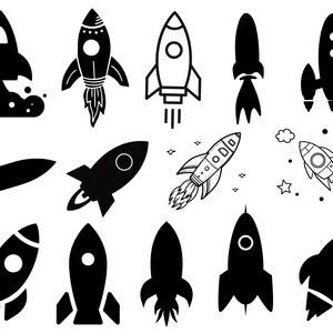 Rocket SVG Bundle, Rocket Dxf, Rocket Png, Rocket Eps, Rocket Vector ...