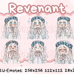 Elden Ring Nightreign Revenant Emotes - Ready to Use Cute Chibi Emotes for Discord, Youtube, Twitch, etc