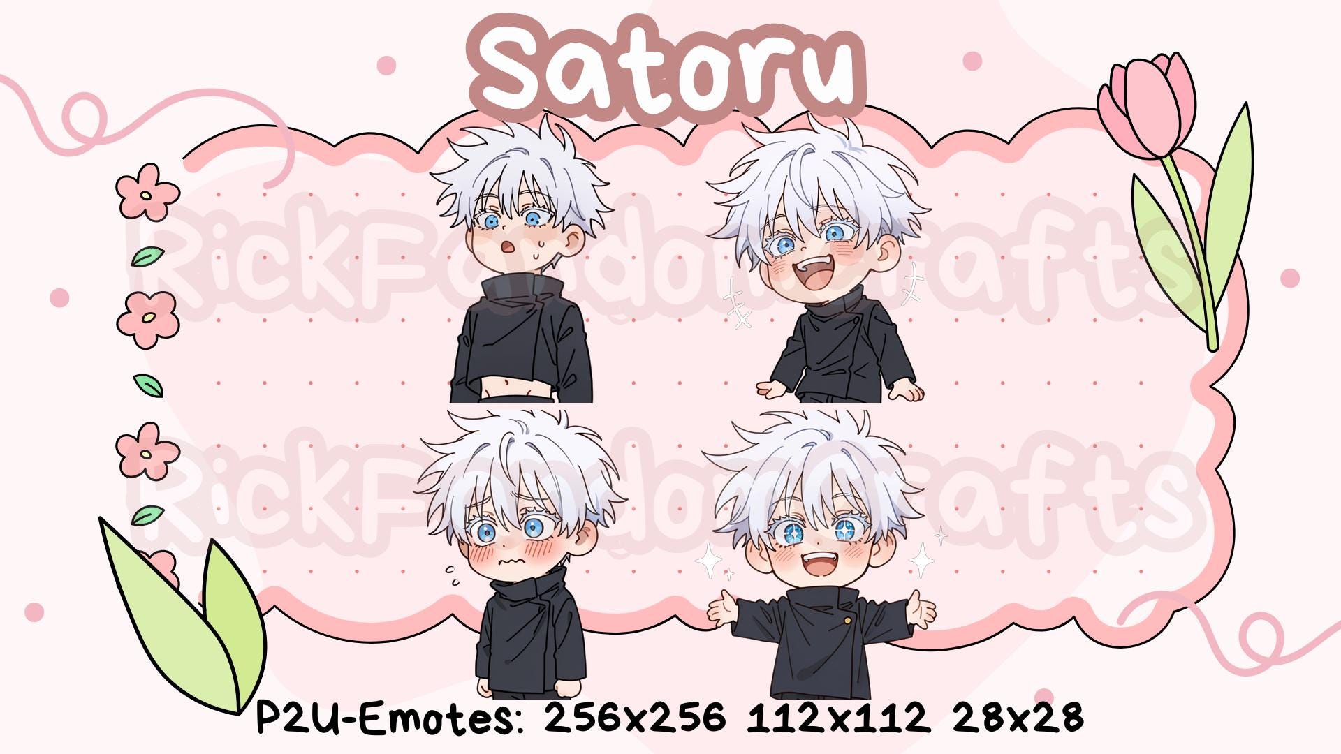 Jujutsu Kaisen Twitch Badges - Etsy, image size:1920x1080