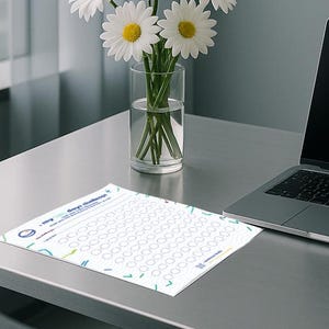 100 Day Challenge Tracker | Printable Habit and Goal Planner PDF | Self-Care, Fitness, Motivation & Progress Journal