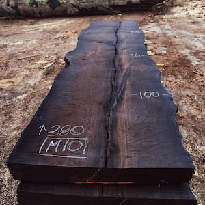 Bog Oak Live Edge Slab
