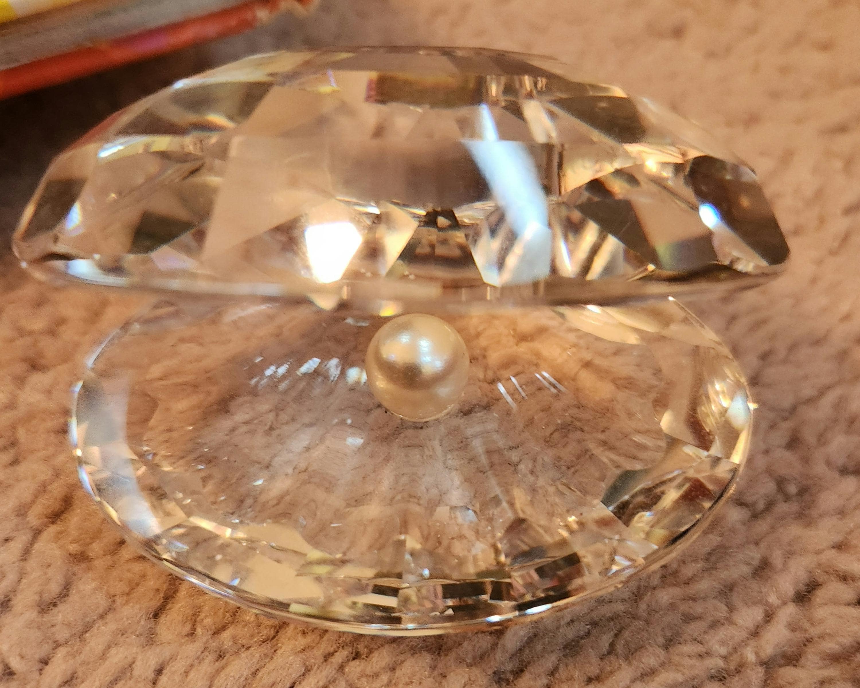 Swarovski Clam Shell With Pearl - Etsy