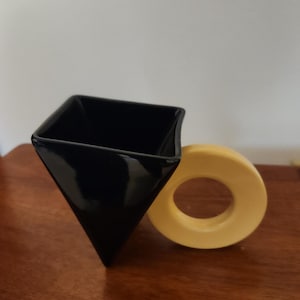 Postmodern Memphis Group Langer Feltman geometric coffee Mug-SALE Bild 1
