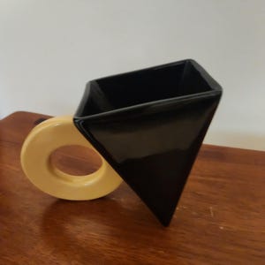 Postmodern Memphis Group Langer Feltman geometric coffee Mug-SALE Bild 2