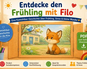 Filo in Spring – Kamishibai Story | Perceiving Feelings | Mindfulness in Kindergarten