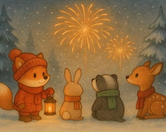 Filo and the Night of Wishes – New Year's Eve Kamishibai Story for Kindergarten & Daycare