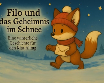 Christmas with Filo – Bundle with story & worksheets | Kamishibai | Kindergarten Advent Complete Package