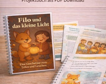 Filo and the Light – St. Martin's Day Project Folder for Kindergarten | Story, Crafts, Portfolio & Finger Play