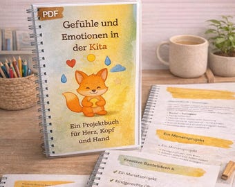 Sentimientos en la guardería | Libro de proyectos con juegos, ejercicios e ideas creativas | Emociones infantiles (PDF)