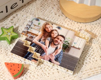 Personalized Photo Printing Building Blocks Bricks, Customized Photo Picture Blocks, Picture jigsaw Puzzle, Christmas Gifts for Him