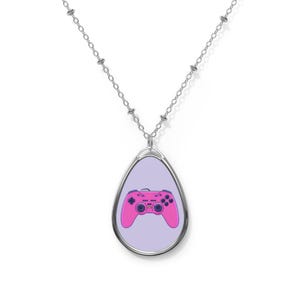 Collier de manette de jeu vidéo, bijoux de joueur, pendentif de jeu vidéo, cadeau pour les joueurs, accessoires de jeu, cadeau pour joueur mignon