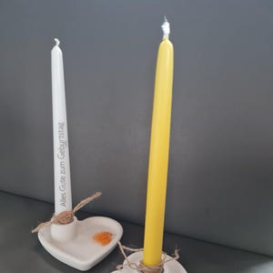 Candeliere a forma di cuore fuso da Raysin Decorazione Regalo di compleanno Fatto a mano Consacrazione della gioventù