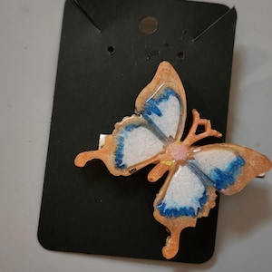 Butterfly hair barrette