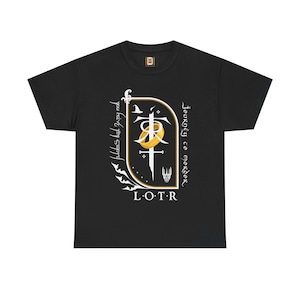 Journey Through Middle-Earth: LOTR-Inspired Graphic Tee for Fantasy Fans