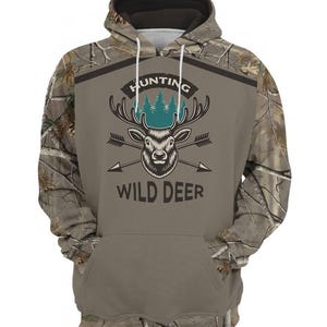 Felpa Con Cappuccio Mimetica Fantasia Nero Adidas Sportswear | La Redoute - Foto 13