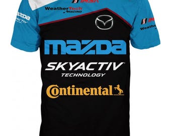 Camiseta Mazda e manga longa/camiseta personalizada para entusiastas de carros/camiseta automotiva personalizada para fãs de carros/vestuário de cultura automotiva/roupa de rua