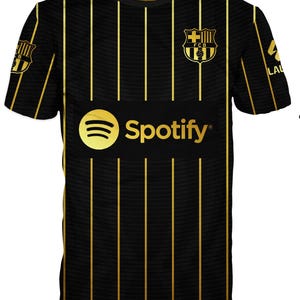 FC Barcelona T-Shirt & Long Sleeve/Custom Soccer/Personalized Football T-Shirt for Players and Fans/Game Day Wear/European Football
