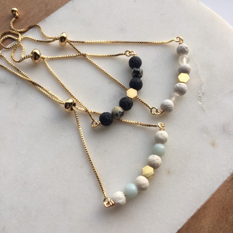 Diffuser bracelet Essential oil diffuser bracelet lava and Etsy